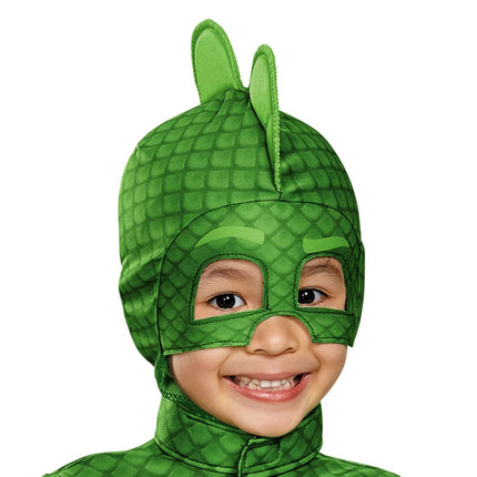 Gekko Classic Toddler PJ Masks Costume, Medium/3T-4T