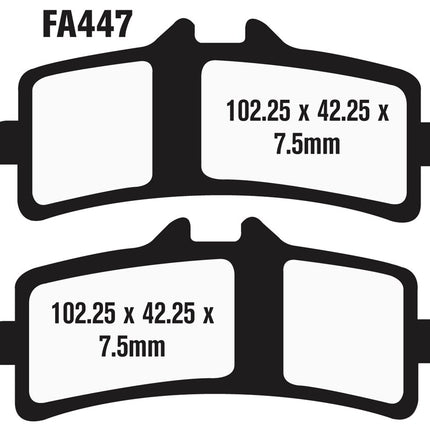 EBC Brakes EBPCK2005 Front Double-H Sintered Brake Pad Change Kit