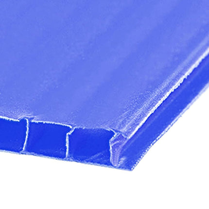uxcell Corrugated Plastic Sheets,3mm Blue Blank Yard Lawn Signs,12 Inch x 16 Inch,Waterproof Sign Blank Board 5pcs