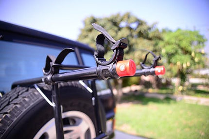 Allen Sports 302DN Deluxe 2-Bike Spare Tire Mounted Rack,Black