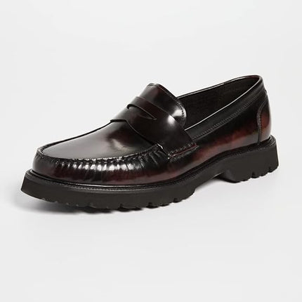 Cole Haan Men's American Classics Penny Loafer, Deep Burgundy/Black, 9 UK