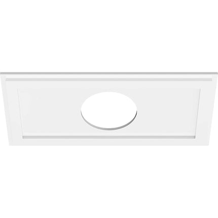 26"W x 13"H x 7"ID x 9"C x 1"P Rectangle Architectural Grade PVC Contemporary Ceiling Medallion