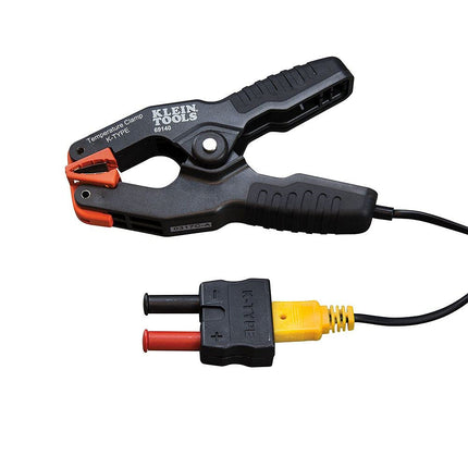 K-Type Thermometer, Pipe Temperature Clamp for HVAC, Measures -20 to +100 Degrees Celcius Klein Tools 69140