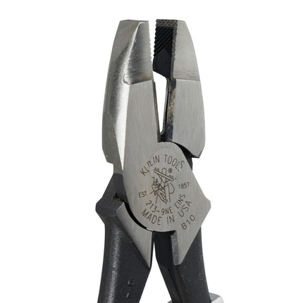 Klein Tools 2139NEEINS Slim Handle Insulated Side Cutter Pliers, Streamline New England Nose with Knurled Jaws, 9-Inch