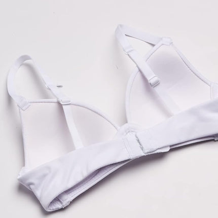Maidenform Girl Big Girls' Slim Comfort Devotion Sujetador sin aros, blanco, 32A
