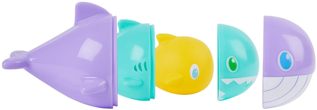 SwimWays Nesting Fish Water Toy, Kids Pool Accessories & Swimming Pool Toys, 3-in-1 Fish-Themed Pool Toys for Kids Ages 3 & Up