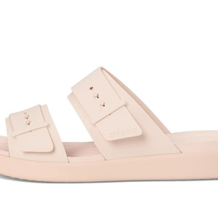 Crocs Women Sandal,Brooklyn Buckle Low,Quartz,3 UK Women