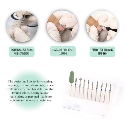 Mia Secret Professional Russian Dry Manicure Drill bit Set