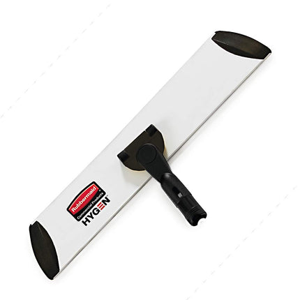 Rubbermaid Commercial Products Executive HYGEN Mop Quick-Connect Frame for Wet/Dry Microfiber Mopping, Fits 18in Mop Pads, Silver/Black (1863893)
