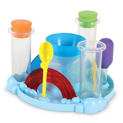 Learning Resources Rainbow Reactions Preschool Science Lab Set, Ages 4+, Colour-Mixing Science Experiments for Kids, STEM Toys for Kids, 14 Pieces