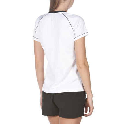 ARENA Women's Standard Team Line Short Sleeve T-Shirt, White, XS