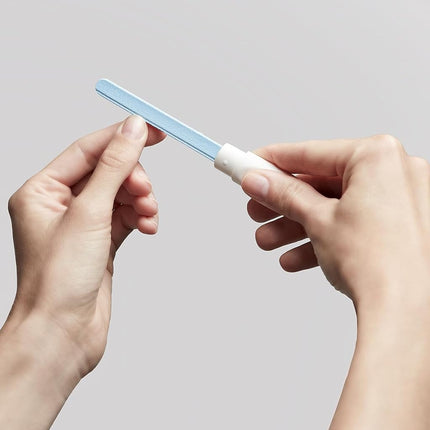 ZWILLING Ceramic Nail File (Coarse and Fine-Grained File Surfaces for Sensitive Nails with Protective Cap) Premium White 170mm