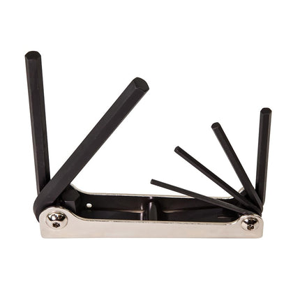 KLEIN TOOLS 70580 Folding Hex Key Set, Six-Key, Metric Sizes