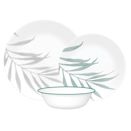 Corelle Set of 12 Dinner Plates, Solar Print