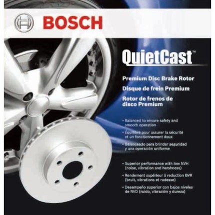BOSCH 25010538 QuietCast Premium Disc Brake Rotor - Compatible with Select Saturn SC, SC1, SC2, SL, SL1, SL2, SW1, SW2; FRONT - Single