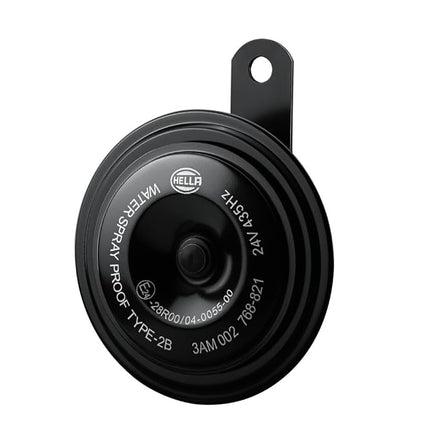 HELLA 002768821 Black 92mm 24V Disc Horn Kit (Univ