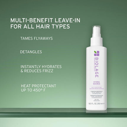 Matrix Bio Hydrasource Tonic Spray Moisturizing Treatment for Dry Hair