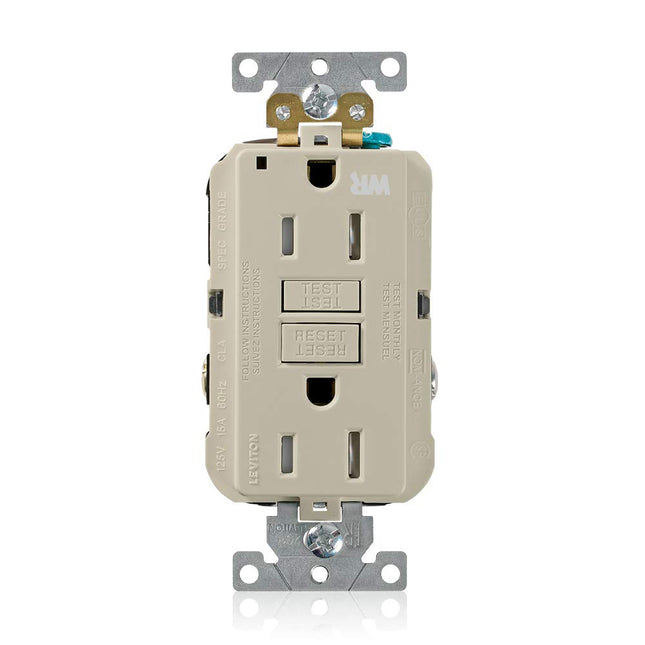 Leviton G5262-WTI 15A-125V Extra-Heavy Duty Indust