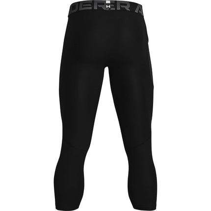 Under Armour Men UA HG Armour 3/4 Legging, Comfortable and robust gym leggings, lightweight and elastic thermal underwear with compression fit.