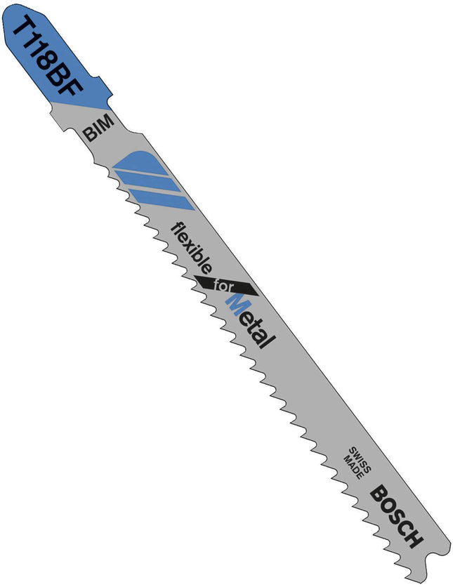 Bosch T118BF 5 Pieces 3-5/8 in. 11-14 TPI Flexible
