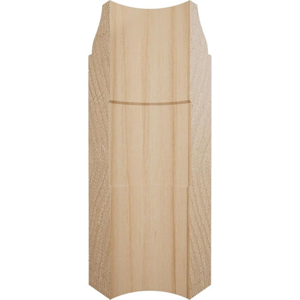 4 1/4"H x 1 5/16"P WM620 Americraft Solid Hardwood Stain Grade Bullnose Outside Corner Moulding, Alder (Matches Moulding MLDW01X04WM620AL)
