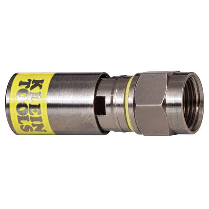 KLEIN TOOLS F-Connector For RG6/6Q Coax Cable, Universal RG6 Compression Connector VDV812-606