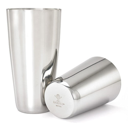 Barfly Superfly Tin Set Cocktail Shaker, (18 oz and 28 oz), Heavyweight Stainless, (M37161)