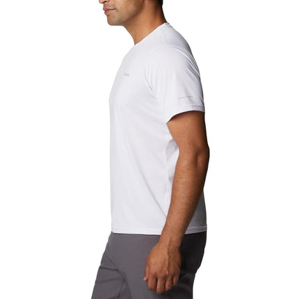 Columbia Men's Hike Crewneck Short Sleeve T-Shirt White