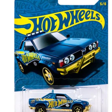 Hot Wheels 58th Anniversary Pearl and Chrome Vehicle Set, Blue and Gold, 2026 Collection, Set of 5, NO Chase
