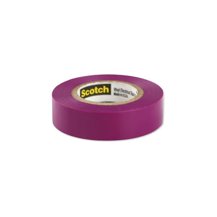 3M Scotch 35 Color Coding Vinyl Electrical Tape: 1/2 in. x 20 ft. (Violet)