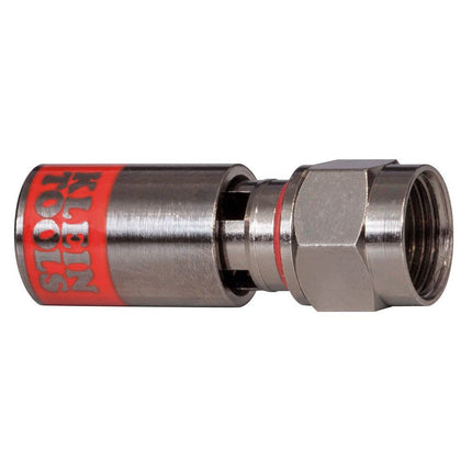 Klein Tools VDV812-618 Universal Compression Connector, RG59, Male, 50-Pack