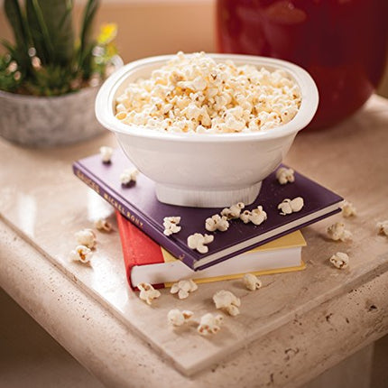 Nordic Ware Microwave 12 Cup Popcorn Popper, Popcorn Maker, Microwave Popcorn Maker Made in the USA, Colour: White