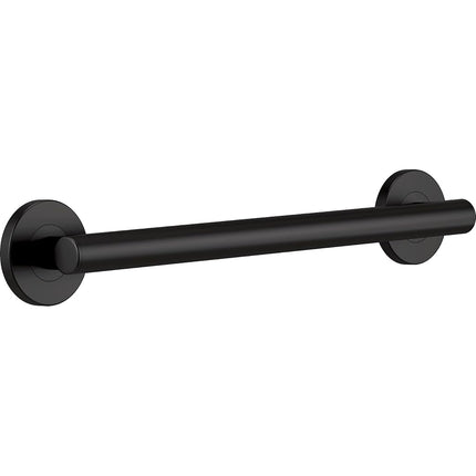 Delta Faucet 41818-BL Contemporary Concealed Screw ADA-Compliant Decorative Grab Bar, 18", Matte Black, 18 in