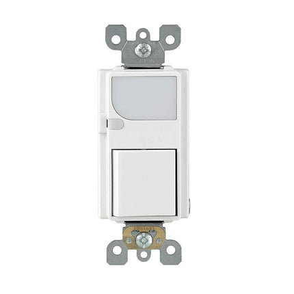 Leviton 6526-W 15-Amp 120V AC Combination Decora S