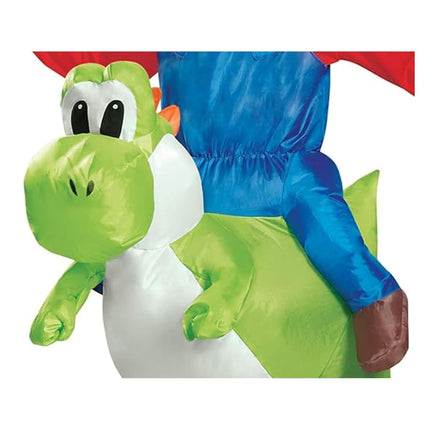 Disguise Inflatable Yoshi Mario Costume Kids, Halloween Costumes for Kids One Size