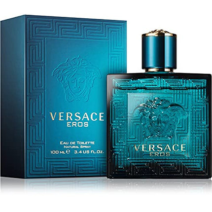 Versace Eros Eau de Toilette for Men, 100 ml