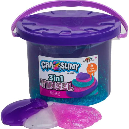 CRA-Z-Slimy Tricolor Tinsel Bucket
