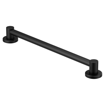 Moen Align Matte Black Bathroom Handrail Grab Bar, 24-Inch, YG0424BL, Finish Type: Matte Black