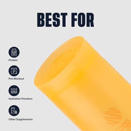 Bouteille shaker BlenderBottle Classic V2, parfaite pour les shakes protéinés et les boissons pré-entraînement, 828 ml, mangue
