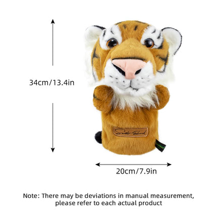 Scott Edward Golf Head Covers Lovely Animal Fits Over Driver(460cc) and Fairway Wood Golf Club Cover Popular with Male and Female a Nice Gift