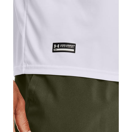Under Armour Men Tech Polo Tech Polo Short SleeveT-Shirt, White (White/White), Medium