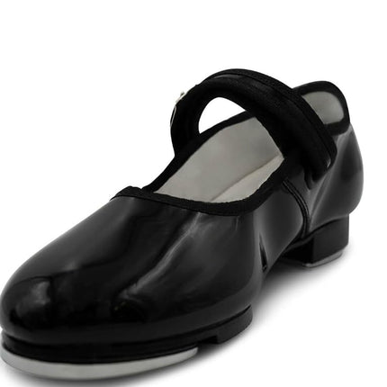 Capezio Mary Jane Tap Shoe - Child, Black Patent, 12 M