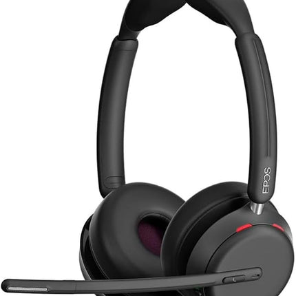 EPOS IMPACT 1060T ANC Adaptive Noise Cancelling Wireless Headset for PC with Active Noise Cancellation, EPOS AI Mic, Super Wideband Audio, Bluetooth, Wireless Charging, Microsoft Teams Certified