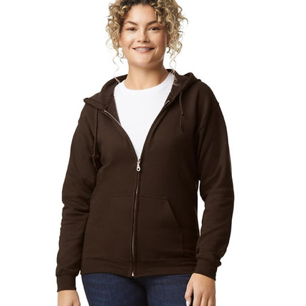 GILDAN Adult Fleece Zip Hooded Sweatshirt, Style G