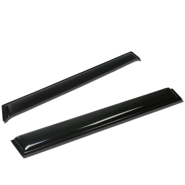 DNA Motoring WVS-244 Dark Smoke Vent Window Visor 