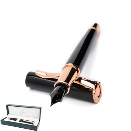 Monteverde MV29864 Impressa Suitable for Right or Left-Handed Fountain Pen Black