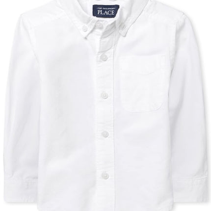 Children's Place The Baby Boys Long Sleeve Oxford 
