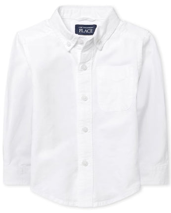 Children's Place The Baby Boys Long Sleeve Oxford 