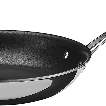CUISINART FCT22-24NS French Classic Tri-Ply Stainless 10-Inch Nonstick Skillet, Silver