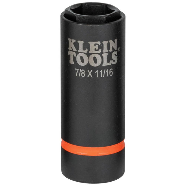 2-in-1 Deep Impact Socket, 6-Point 7/8-Inch and 11